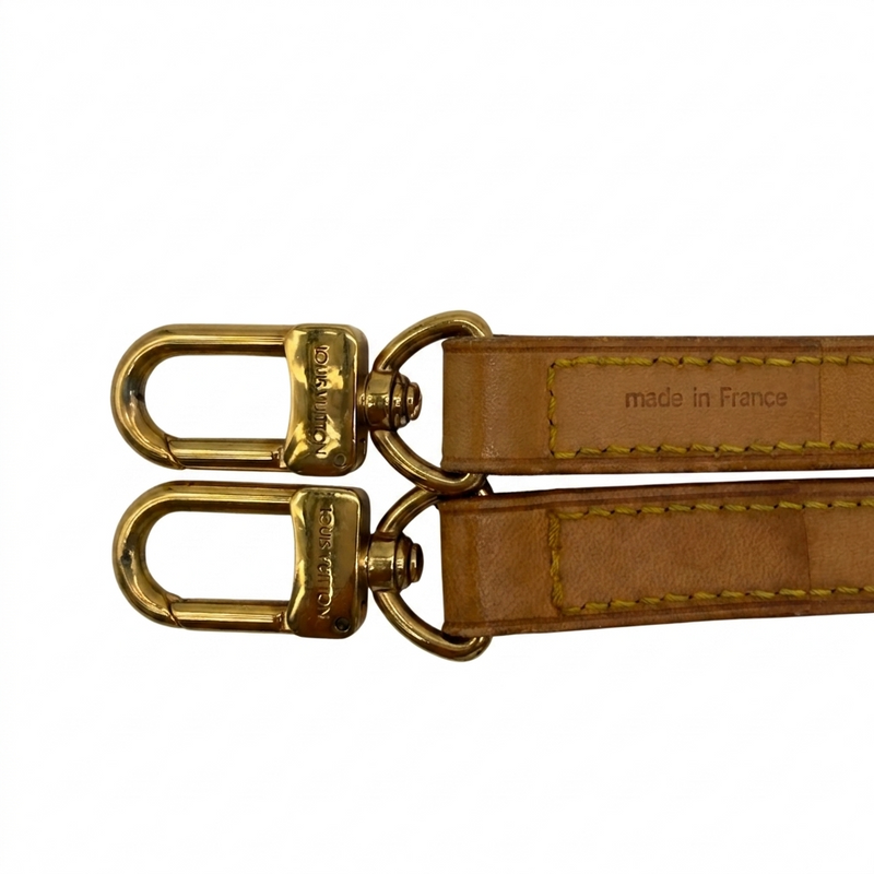 Louis Vuitton Schultergurt 100cm aus Leder braun