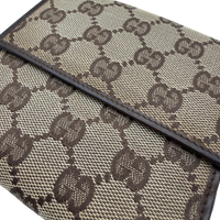 Gucci Geldbeutel Bifold monogram beige – Detailansicht