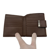 Gucci Geldbeutel Bifold monogram beige – Innenansicht