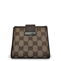 Gucci Geldbeutel Bifold monogram beige – Gesamtansicht