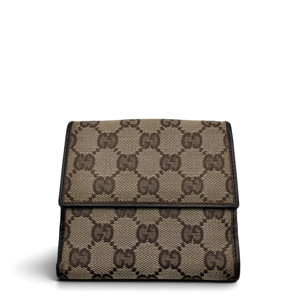 Gucci Geldbeutel Bifold monogram beige – Gesamtansicht