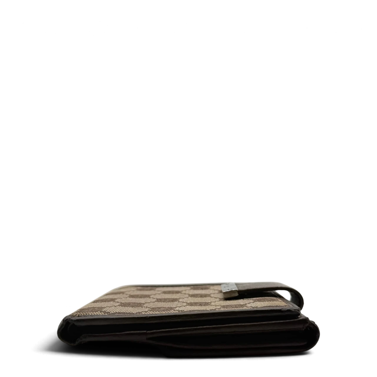 Gucci Geldbeutel Bifold monogram beige – Seitenansicht