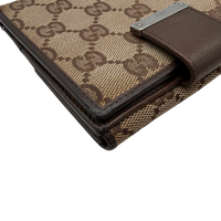 Gucci Geldbeutel Bifold monogram beige – Ecken im Detail