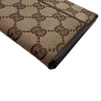 Gucci Geldbeutel Bifold monogram beige – Ecken im Detail