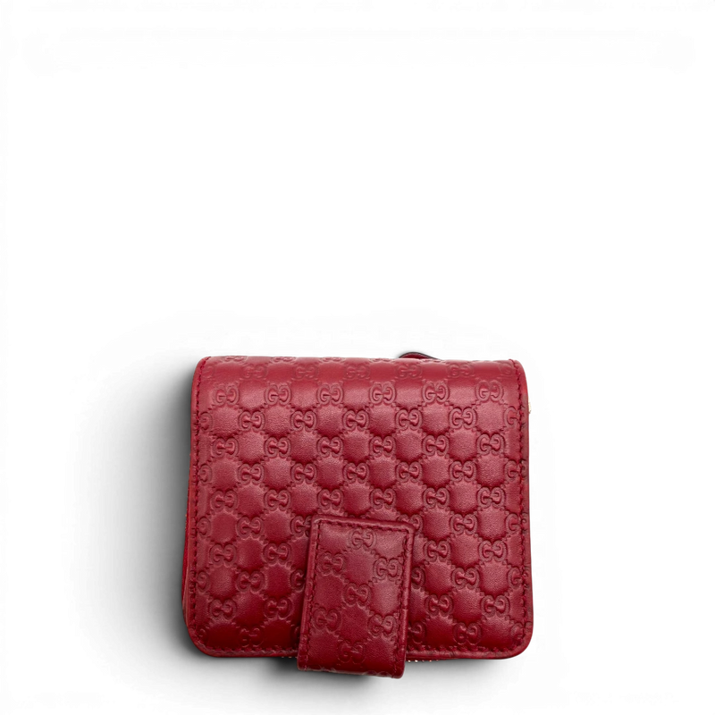 Gucci Geldbeutel Compact Micro Guccissima