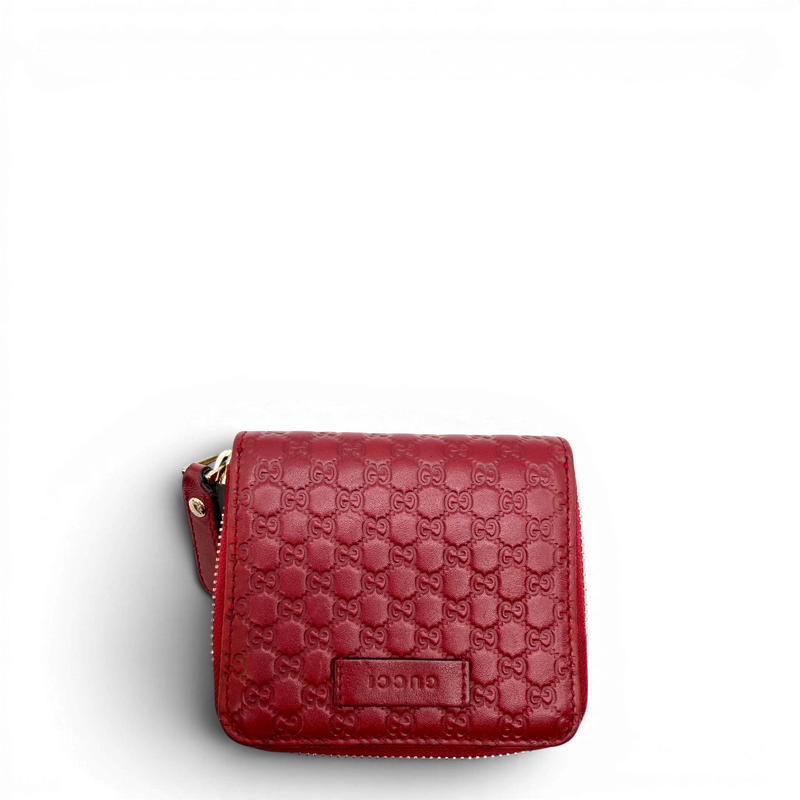 Gucci Geldbeutel Compact Micro Guccissima