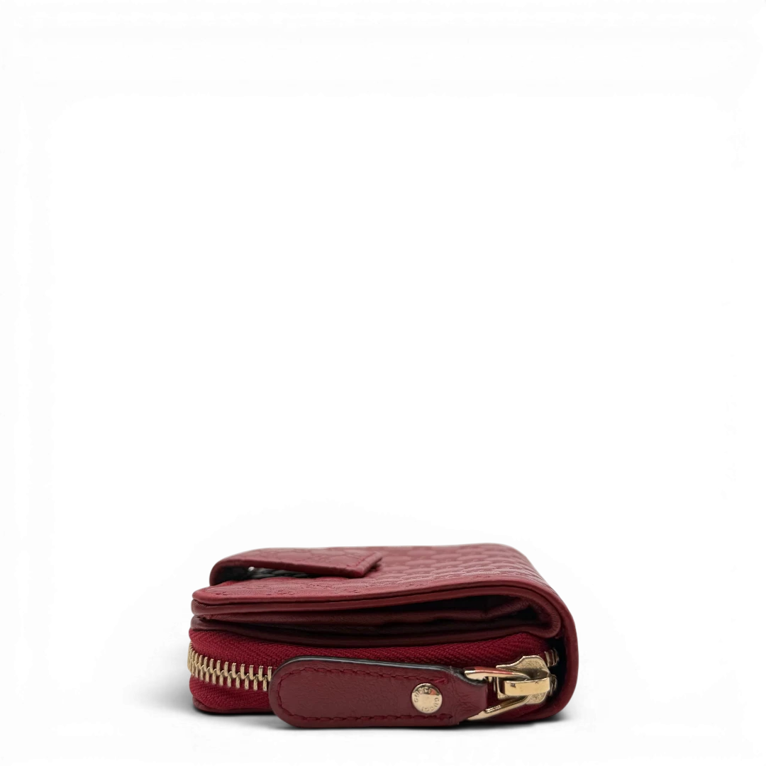 Gucci Compact Micro Guccissima Wallet