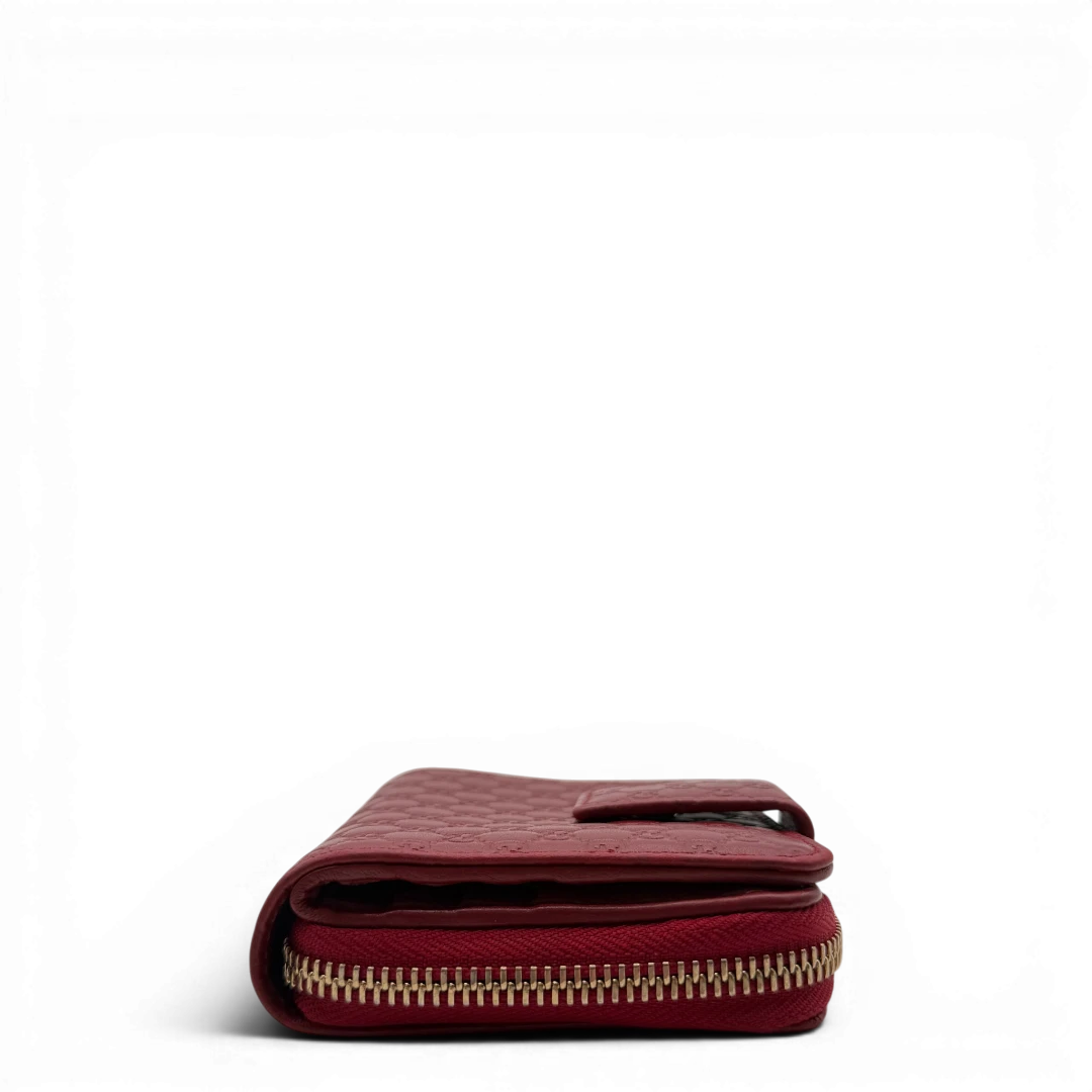 Gucci Compact Micro Guccissima Wallet
