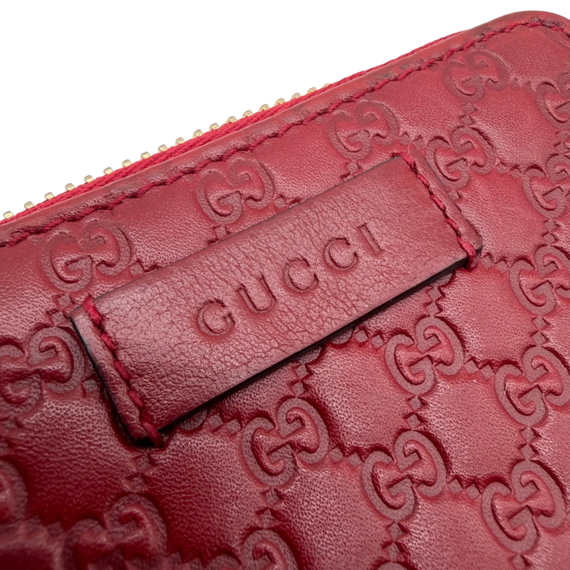 Gucci Geldbeutel Compact Micro Guccissima
