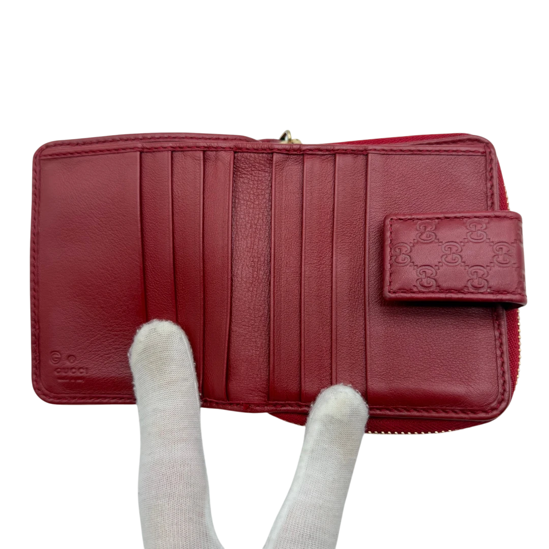 Gucci Compact Micro Guccissima Wallet