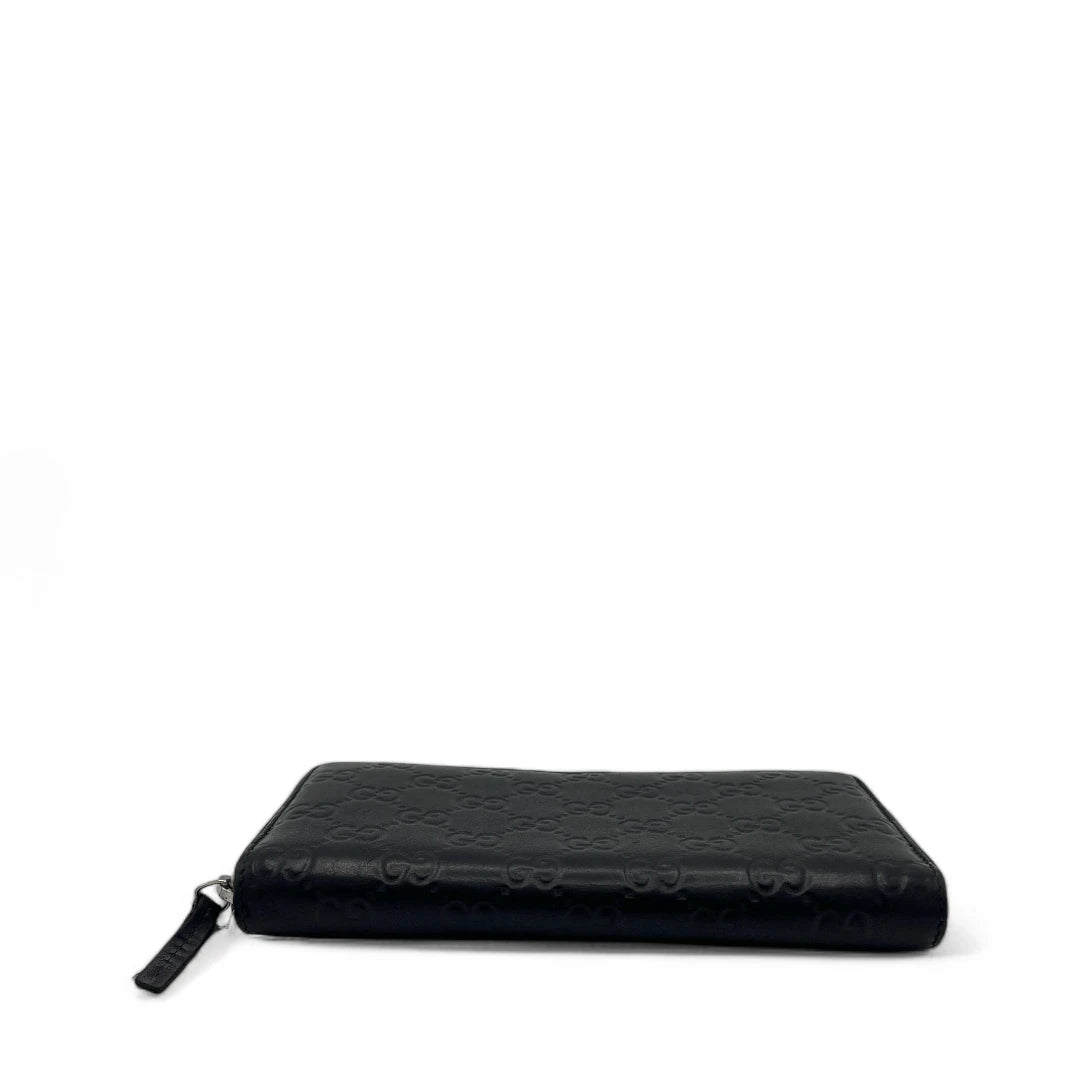 Gucci Geldbeutel GG Guccissima aus Leder monogram schwarz