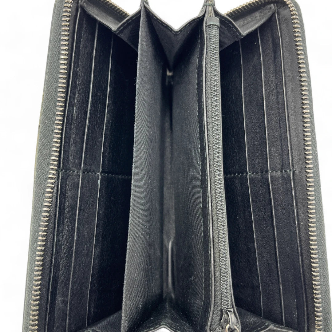 Gucci Geldbeutel GG Guccissima aus Leder monogram schwarz