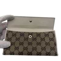 Gucci Geldbeutel Heart länglich monogram beige – Innenansicht