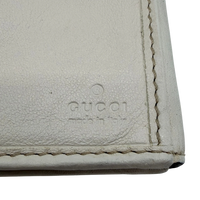 Gucci Geldbeutel Heart länglich monogram beige – Prägung im Detail