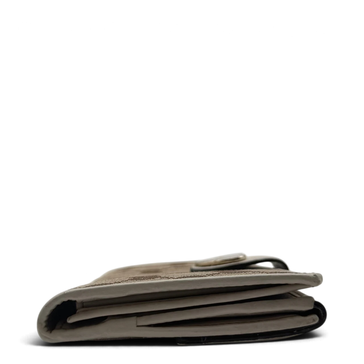 Gucci Geldbeutel Heart länglich monogram beige – Seitenansicht