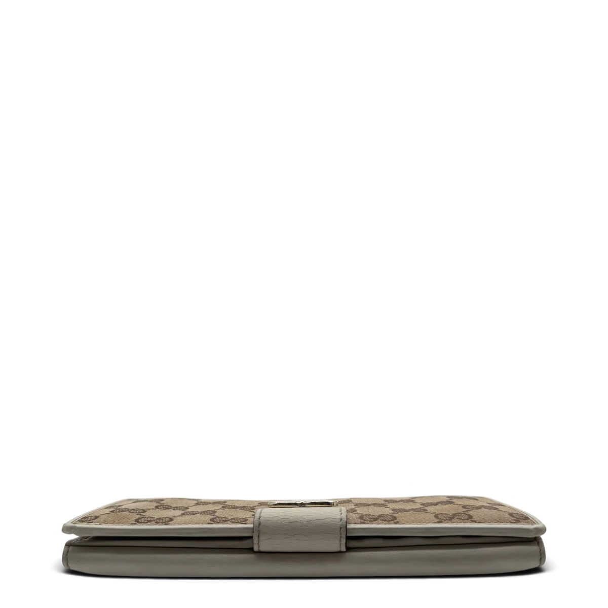 Gucci Geldbeutel Heart länglich monogram beige – Seitenansicht