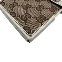 Gucci Geldbeutel Heart länglich monogram beige – Ecken im Detail