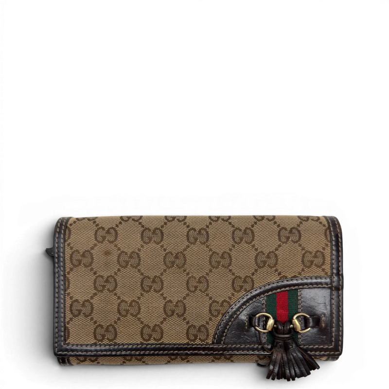 Gucci Geldbeutel Horsebit Sherry Line