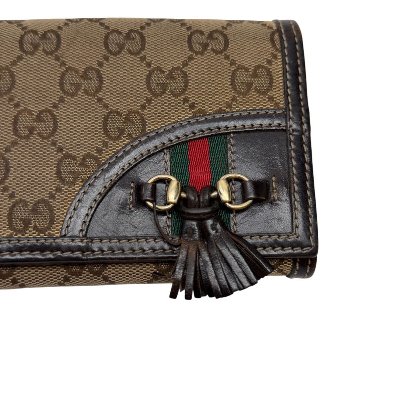 Gucci Geldbeutel Horsebit Sherry Line
