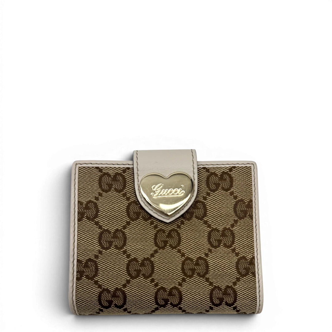 Gucci Lovely Heart Monogram Wallet