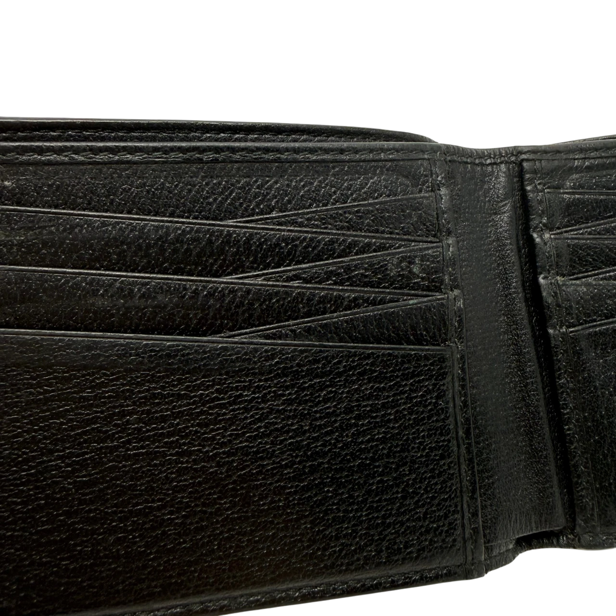 Gucci Geldbeutel GG Marmont aus Leder schwarz – Innentasche