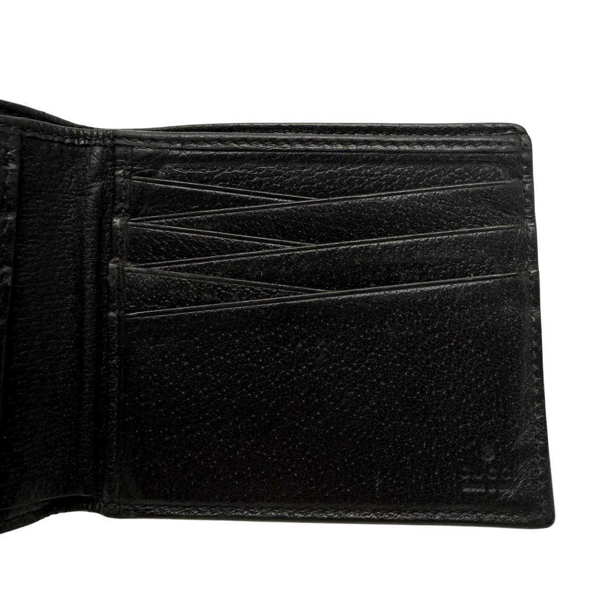 Gucci Geldbeutel GG Marmont aus Leder schwarz – Innentasche