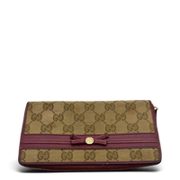 Gucci Geldbeutel Mayfair monogram beige – Gesamtansicht