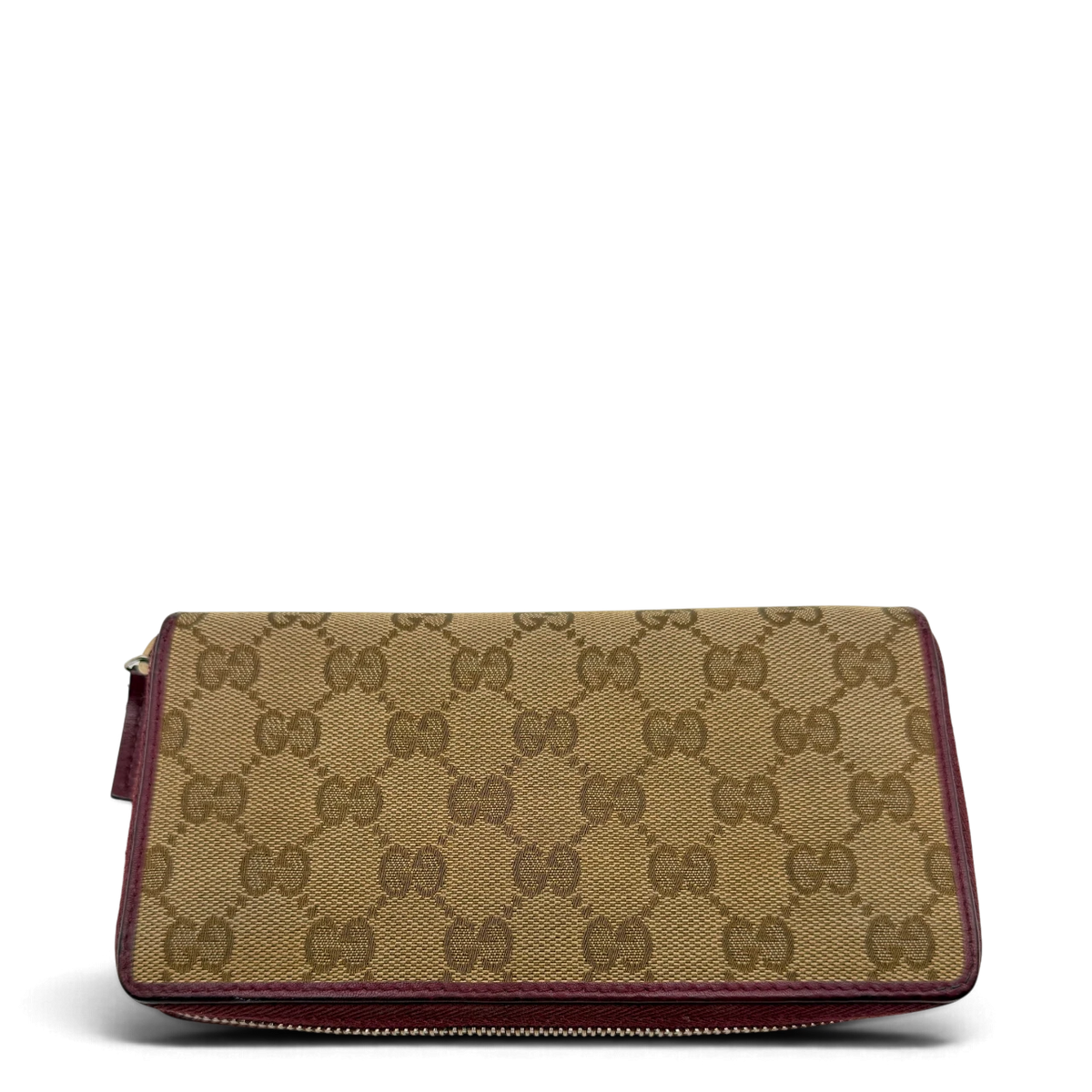 Gucci Geldbeutel Mayfair monogram beige – Gesamtansicht