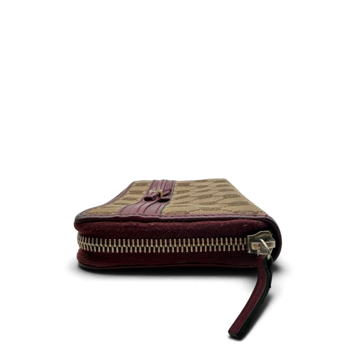 Gucci Geldbeutel Mayfair monogram beige – Seitenansicht