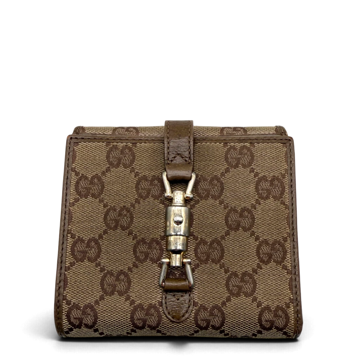 Gucci Geldbeutel New Jackie monogram beige – Gesamtansicht