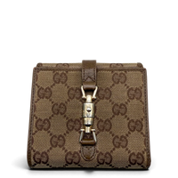 Gucci Geldbeutel New Jackie monogram beige – Gesamtansicht