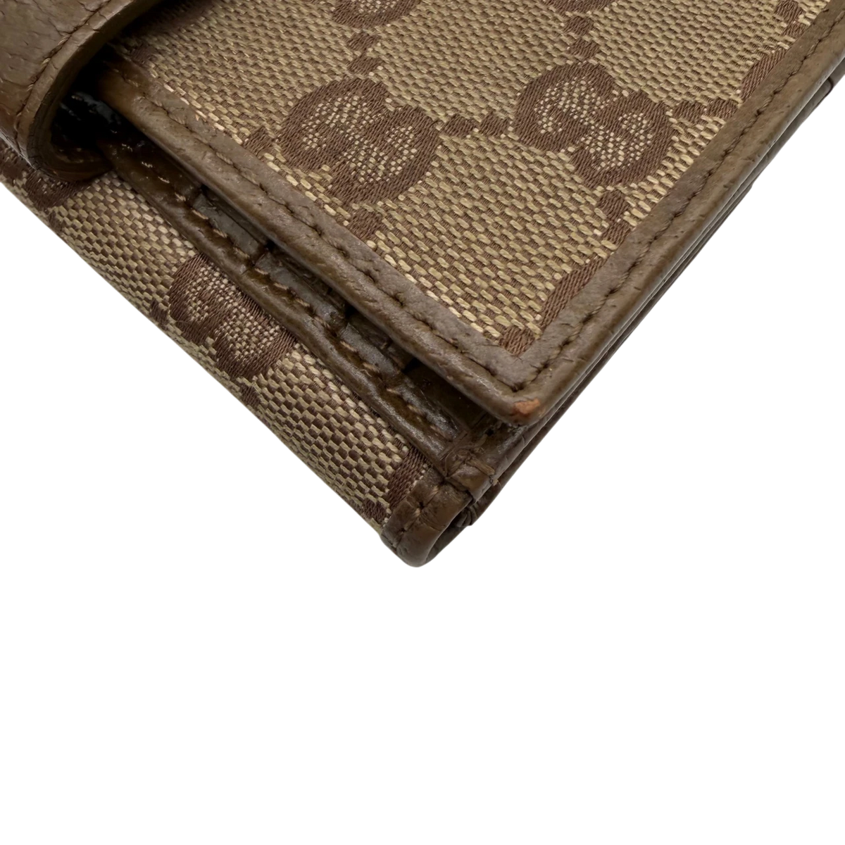 Gucci Geldbeutel New Jackie monogram beige – Detailansicht
