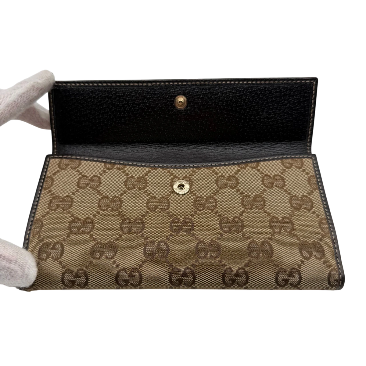Gucci Geldbeutel Princy monogram beige – Innenansicht