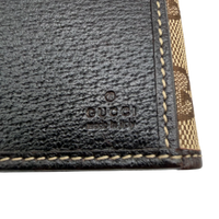 Gucci Geldbeutel Princy monogram beige – Prägung im Detail