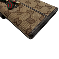 Gucci Geldbeutel Princy monogram beige – Ecken im Detail