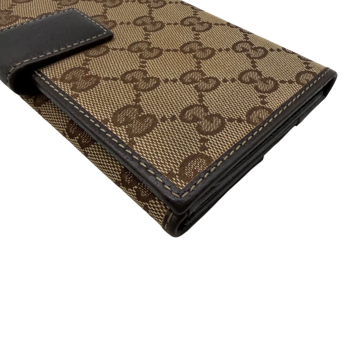 Gucci Geldbeutel Princy monogram beige – Ecken im Detail
