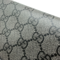 Gucci Geldbeutel Supreme Zip monogram grau – Detailansicht