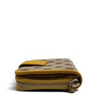 Gucci Geldbeutel Zipper small monogram beige – Seitenansicht