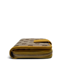 Gucci Geldbeutel Zipper small monogram beige – Seitenansicht