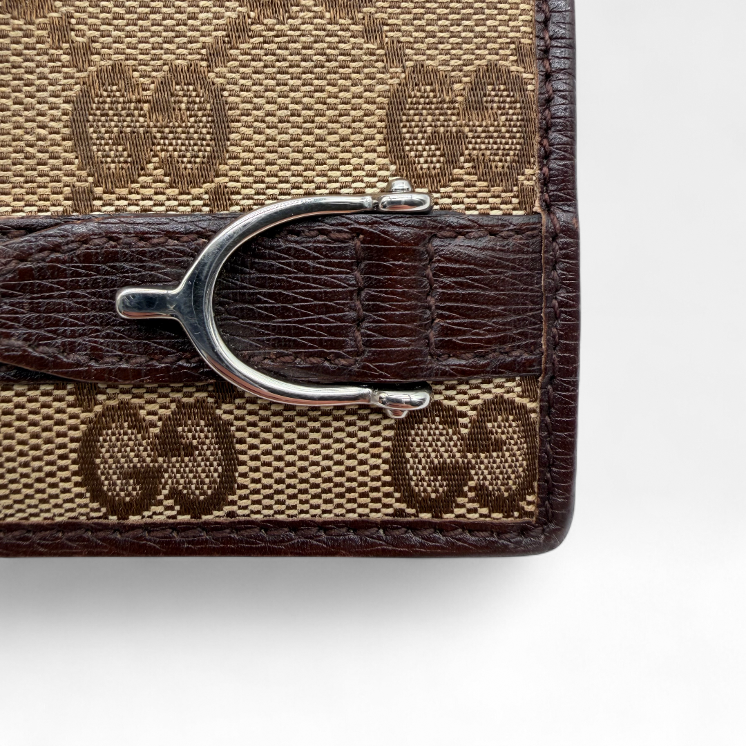 Gucci Bi-Fold Jackie beige wallet