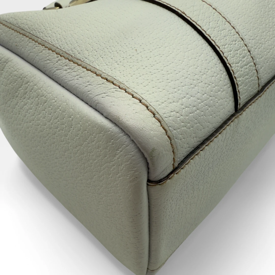 Gucci handbag Abbey elongated white