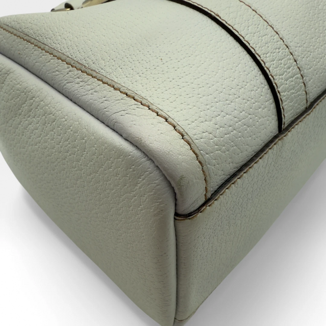 Gucci handbag Abbey elongated white