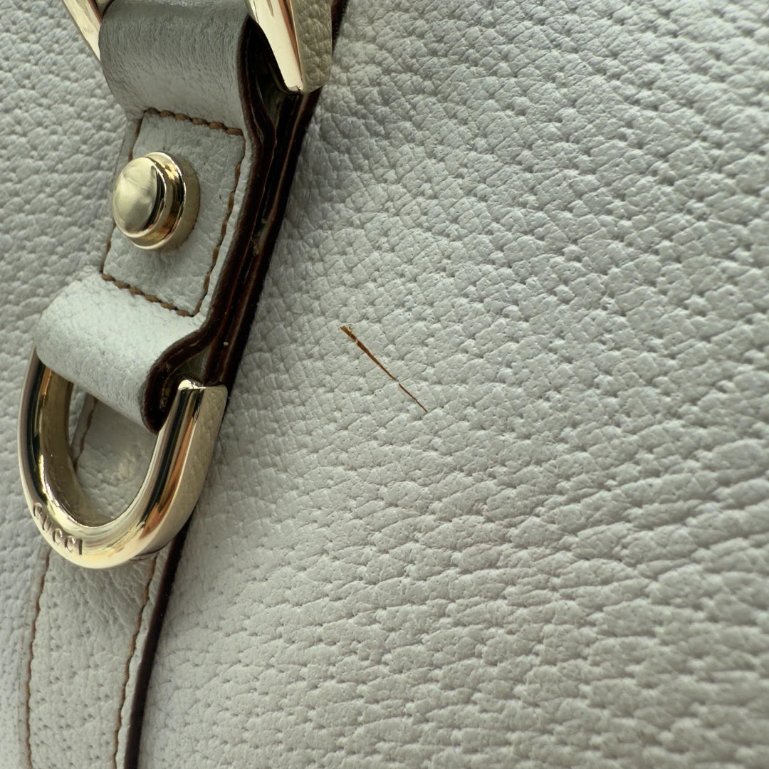Gucci handbag Abbey elongated white