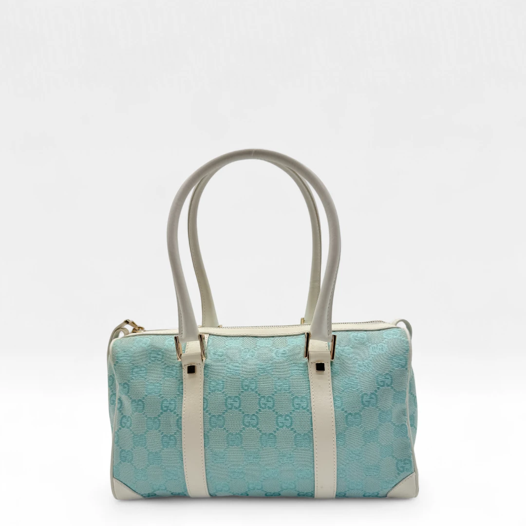 Gucci Handtasche Abbey länglich hellblau