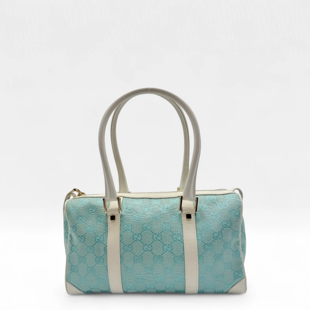Gucci Handtasche Abbey länglich hellblau