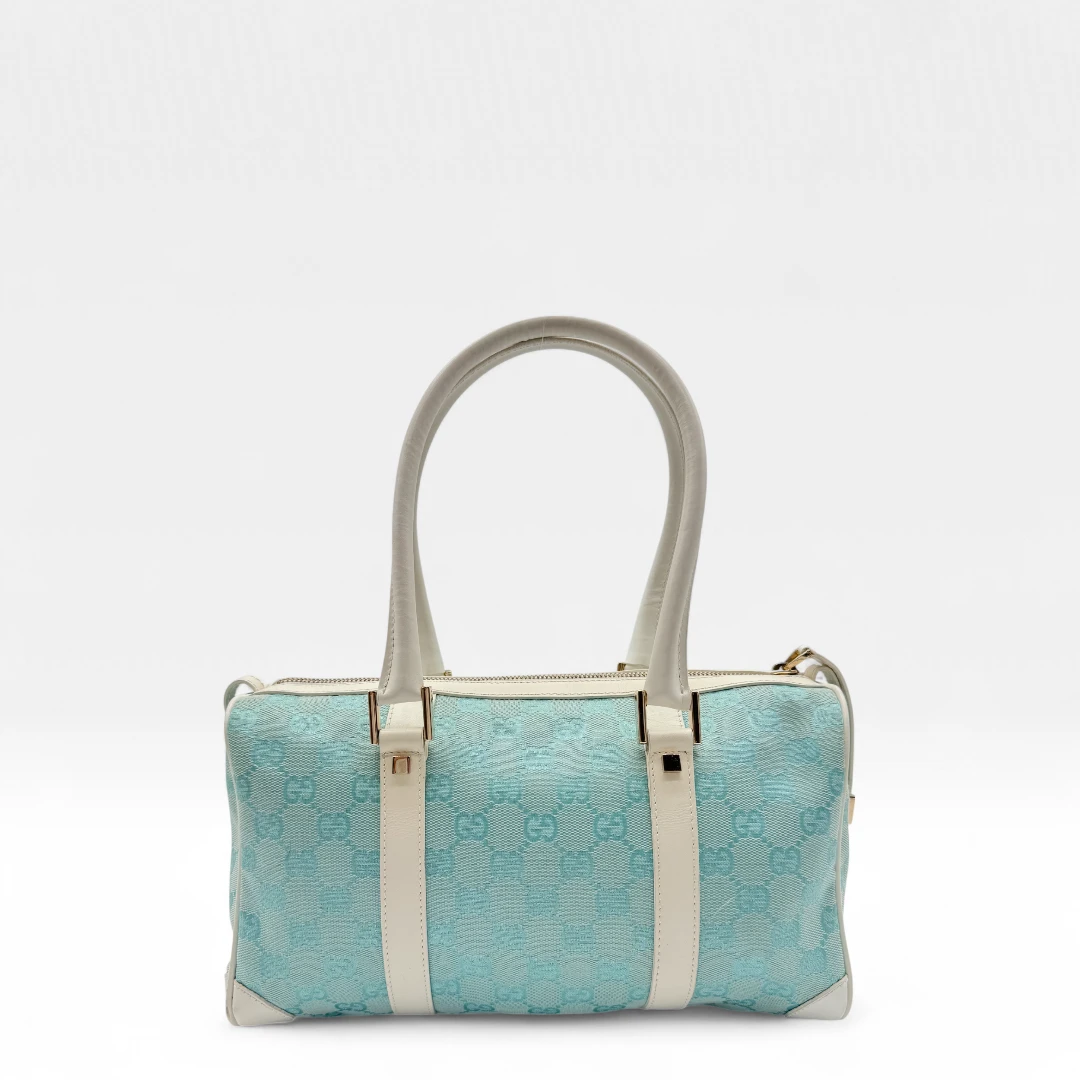 Gucci Handtasche Abbey länglich hellblau