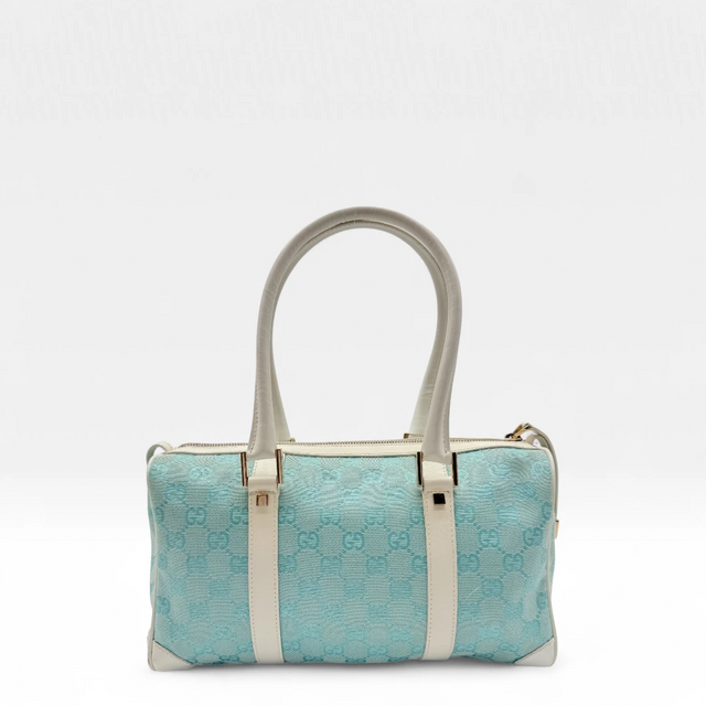Gucci Handtasche Abbey länglich hellblau