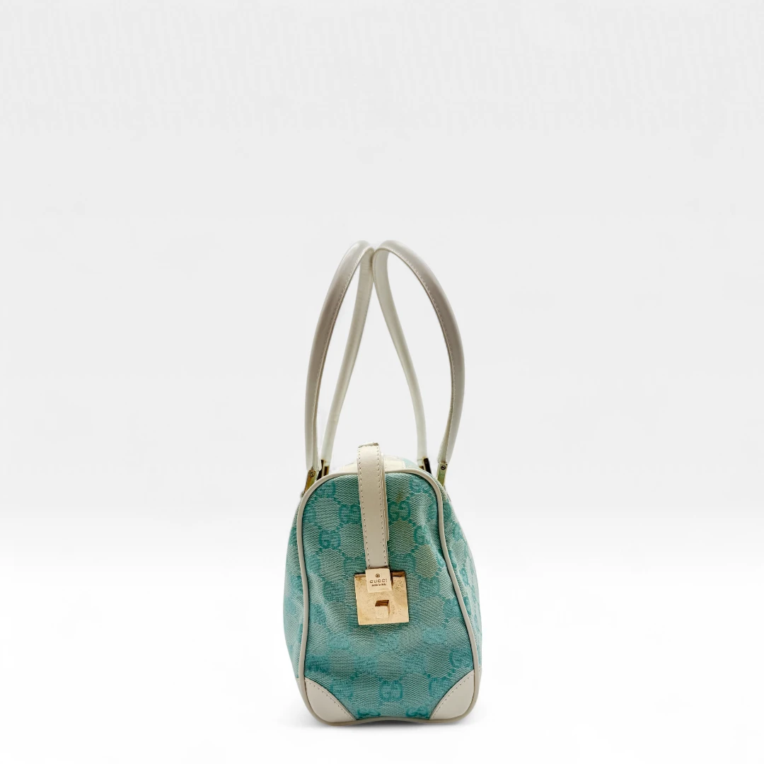 Gucci Handtasche Abbey länglich hellblau