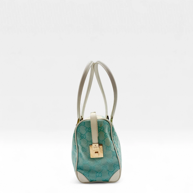 Gucci Handtasche Abbey länglich hellblau
