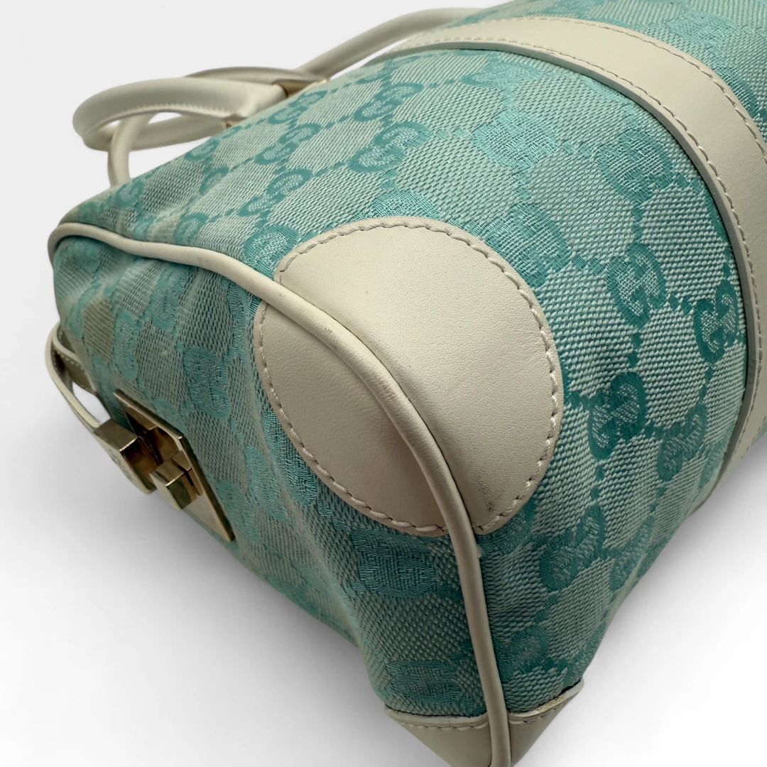 Gucci Handtasche Abbey länglich hellblau